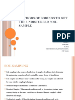 Undisturbed Soil Sampling