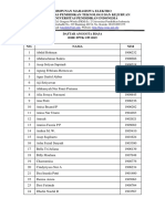 Daftar Anggota Biasa