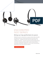 Encorepro 500 Series: Bring Our Top Performers To Yours