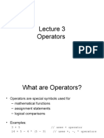 L03 - Operators
