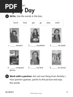 Our World 2 - Unit 3.4 - Extra Worksheet | PDF