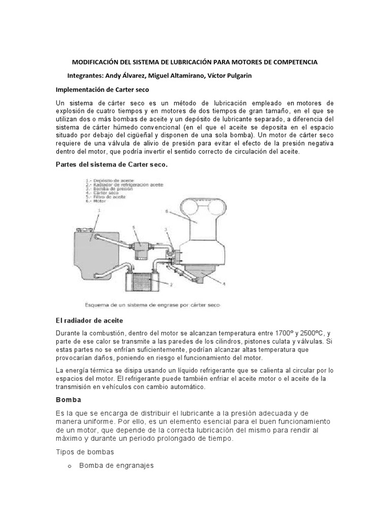 Carter Seco | PDF | Vehículos | Ingeniería mecánica