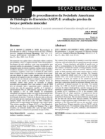 Avaliacao Precisa Da Forca e Poencia Muscular