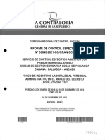 Informe de Control Específico N° 30648-2021-CG/GRAN-SCE UGEL Pallasca