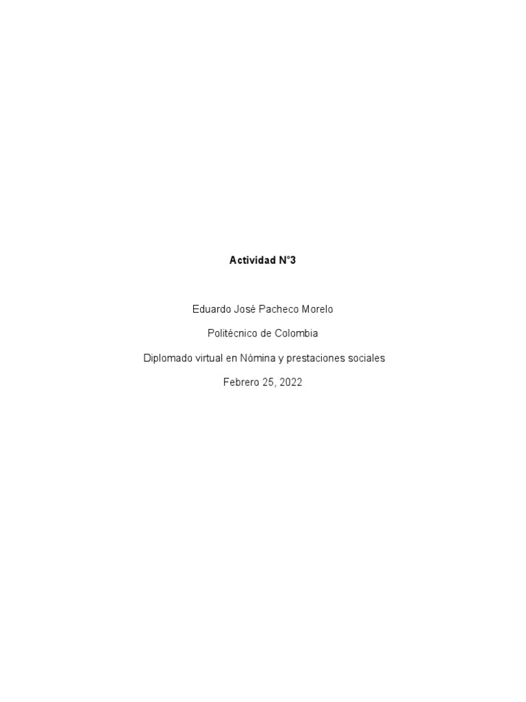 Actividad 3 | PDF | Crecimiento personal y profesional