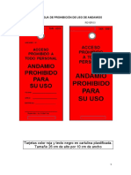 Tarjetas de Andamio