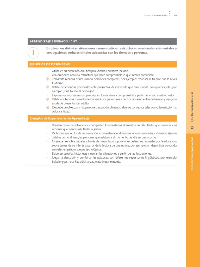 Lenguaje | PDF | Comunicación | Educación de la primera infancia