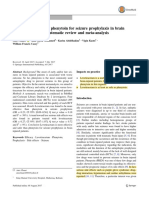 Levetiracetam Versus Phenytoin For Seizure Prophylaxis in Brain Injured Patients A Systematic Review and Meta Analysis 2017