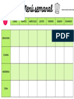 Menu Semanal Verd