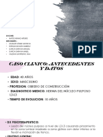 Caso Clinico Reumatologia PDF