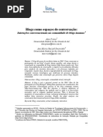 os blogs como espaços de conversação