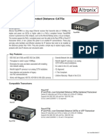 Ip and Poe+ Over Extended Distance Cat5E Four (4) Port Receiver