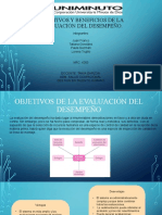 Objetivos y Beneficios de La Evaluación Del Desempeño