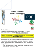 Pelatihan Bekerja Di Ketinggian