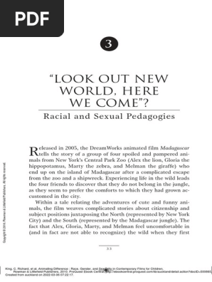 Animating Difference Race Gender and Sexuality in  - (Chapter
