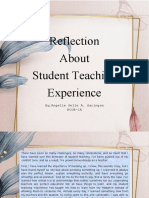 Reflection (Teaching Experience)
