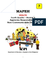 Health7 - q4 - m4 Agencies Responsible For Non-Communicable - v5