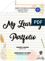 Salazar, Pauline A. Learning Portfolio