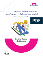 Beatriz Moereno - La Enseñanza de Contenidos Numéricos en Educación Inicial