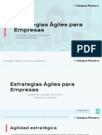 1) Estrategias Ágiles para Empresas