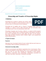8.ownership and Transfer of Ownership Rights 1