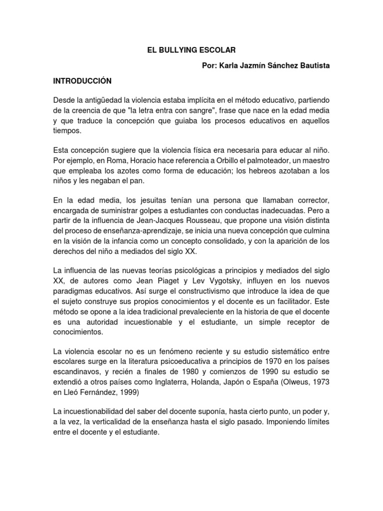 Estrategias contra el Bullying Escolar | PDF | Mediación | Violencia