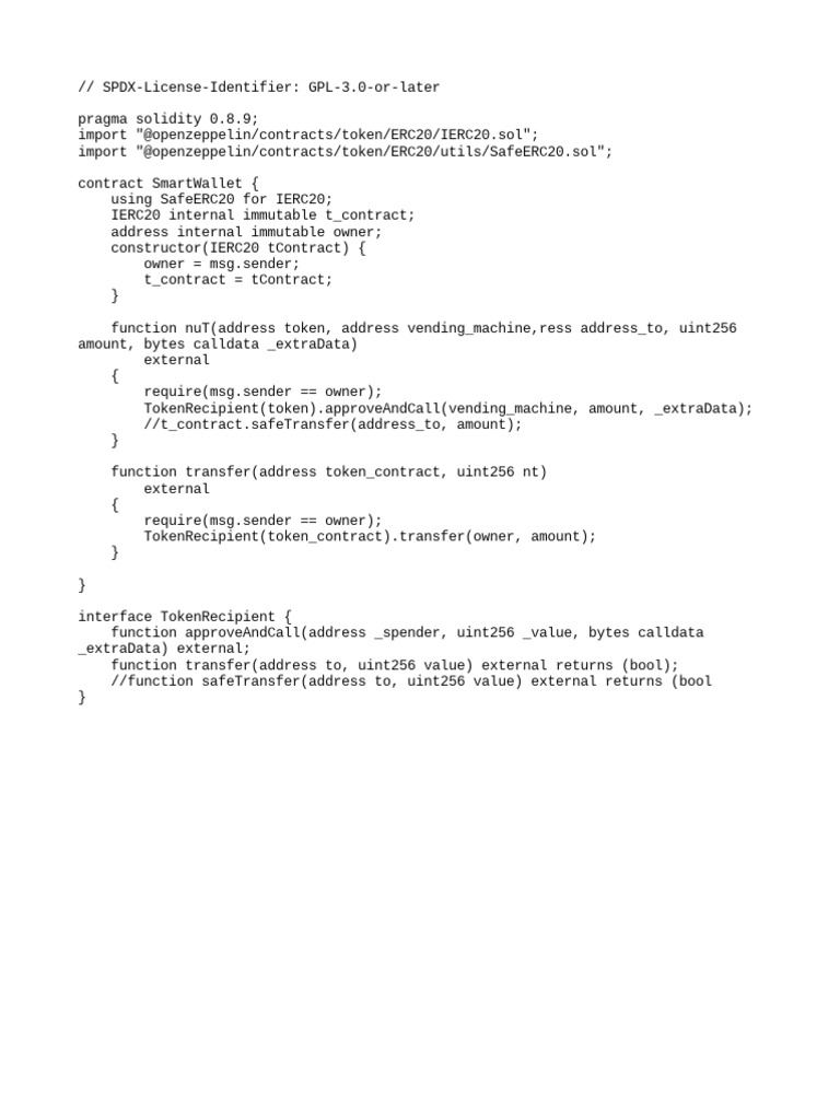 Smart Wallet | PDF