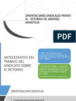 Orientaciones Sindicales Retorno