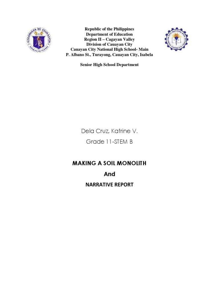 Creating a Soil Monolith Report | PDF | Soil | Horticulture And Gardening