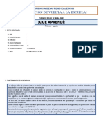 1° Grado - Planificador Del 28 de Marzo Al 01 de Abril