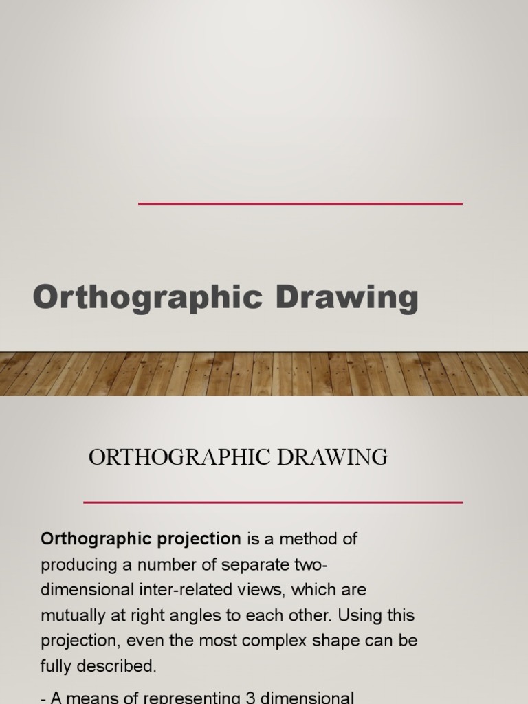 Understanding Orthographic Drawing Techniques | PDF | Teaching Methods ...