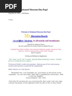 Welcome To Mohamad Masooms Dua