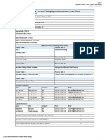 Special Process: Plating System Assessment Cover Sheet