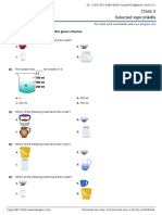 Class 2 Selected Topics/skills: Choose Correct Answer(s) From The Given Choices