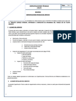 Especificaciones Tecnicas - Servicio de Limpieza, Vaporizado e Inspeccion de Integridad-Rev 00