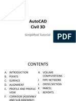 Autocad Civil 3D: Simplified Tutorial