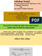 PERUBAHAN SOSIAL DAN PSIKOLOGI