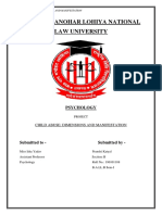 Dr. Ram Manohar Lohiya National Law University: Psychology