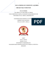 Bacteriological Profile of CA-UTIs