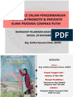 Materi BEST PRACTICE DALAM PENGEMBANGAN PELAYANAN PROMOTIF - PREVENTIF