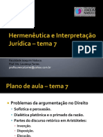 Hermeneutica e Interpretaacao Aula 7 PDF 2017.1