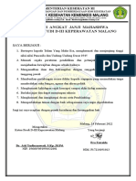 Mahasiswa Keperawatan Malang Angkat Janji