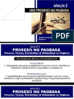 Aralin 2 - Proseso NG Pagbasa