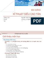 Chuong 1 - Ly Thuyet Chung Ve Dien Tu Truong Va Mach RF