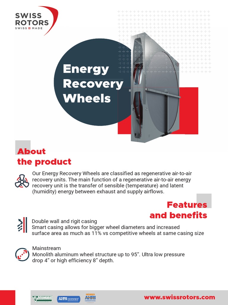 EnergyRecovery Wheels US2 PDF Nature Mechanical Engineering