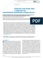 Sensor Failure Detection and Faulty Data Accommodation Approach For Instrumented Wastewater Infrastructures