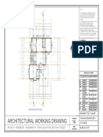 Architectural Working Drawing: Project 1-Residence Assignment-3: Plans, Elevations, Section & Toilets