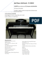 Cavel Digital Piano With Bench
