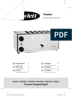 Toaster: Instruction Manual