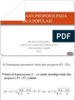 (P11) Pendugaan Proporsi Pada Dua Populasi